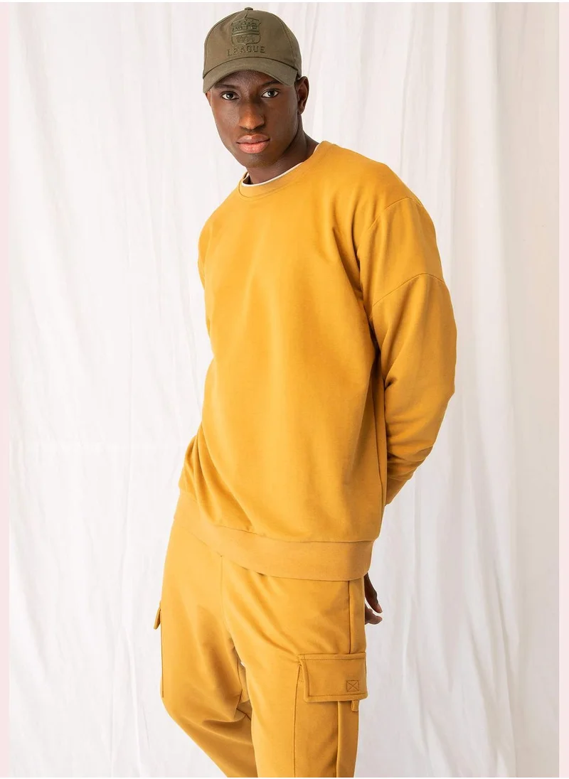 DeFacto Oversized Fit Long Sleeve Sweatshirt