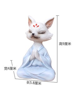 Mini Zen White Fox Succulent Pot Decor [Dive into practice] White Fox