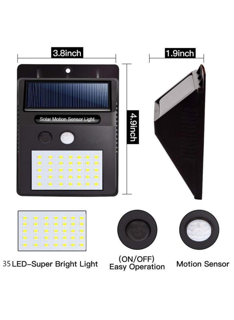 Generic 【4 pack】35 LED Solar Light Outdoor Night Wall Lamp PIR Motion Sensor Street Yard Path Home Garden Security Lights Energy Saving - Image 5