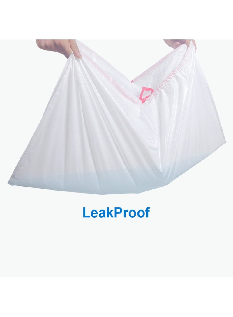 Cat Litter Liner Bags, Heavy Duty Litter Box Tray Liners with Drawstring, Leak Proof and Easy to Clean, Pack of 10 Cat Waste Bags