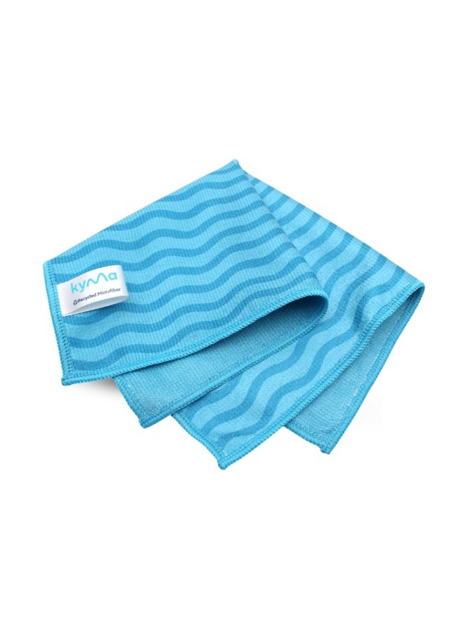 Kyma Disinfectant Microfiber Cloth, Fast Drying, Lint-Free & Streak-Free Multi-Surface Cloth, Strong Dust Absorption, Sustainable Microfiber, Reusable & Machine Washable - Image 1