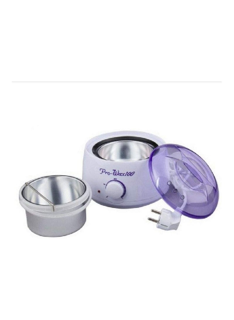 Prowax 100 - Heat And Melt Wax Machine With 2 Wax Bag White/Purple - Image 1