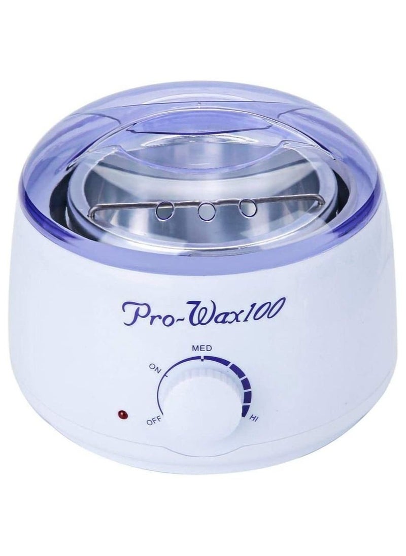 Prowax 100 - Heat And Melt Wax Machine With 2 Wax Bag White/Purple - Image 1