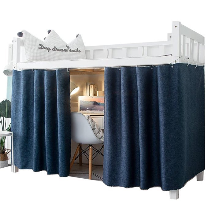 DORM HOME BUNK NETS BED CURTAINS CLOTH BED CANOPY BLACKOUT COLLEGE STUDENTS SHADING NETS BREATHABLE SINGLE SLEEPER