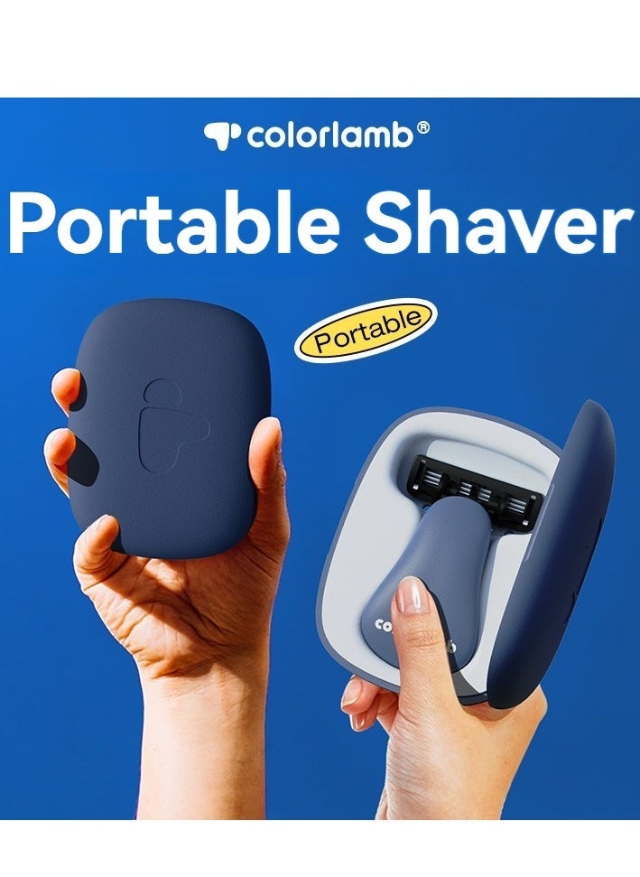 colorlamb Mini Razors, Travel Razors For Men Women, Womens Razors For Shaving, Hair Removal Blade With Case For Body, Armpit And Bikini  - Image 3