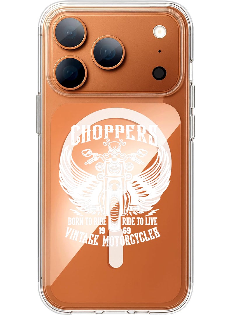 Theodor Magnetic Case for Apple iPhone 17 Pro Compatible with MagSafe Wireless Charging, Shockproof Phone Bumper Cover - Choppers - Image 1