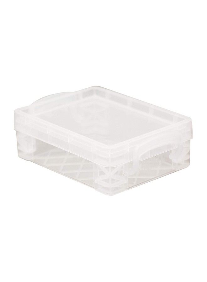 Advantus Super Stacker Crayon Box 4.75 X 3.5 X 1.5 Inches Clear 1 Box (40311) - Image 2