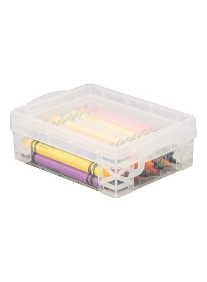 Advantus Super Stacker Crayon Box 4.75 X 3.5 X 1.5 Inches Clear 1 Box (40311) - Image 5