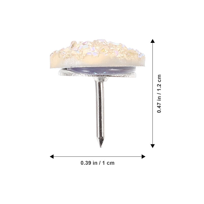Shining Multi Color Small Thumb Tacks Decorative Push Pins For Cork Board Office Desk Accessories Home Use 30pcs - Image 3