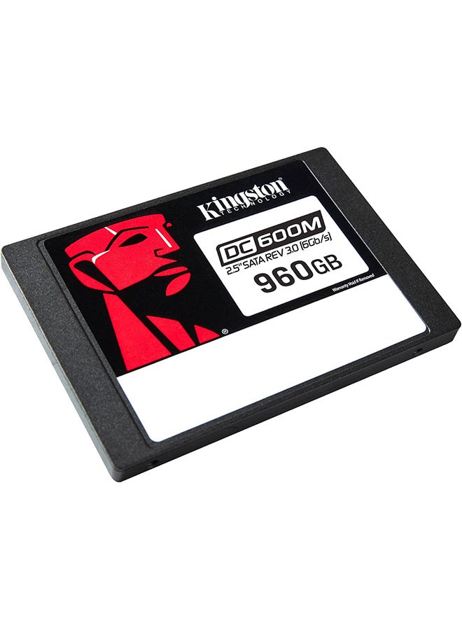Kingston DC600M 2.5" SATA Enterprise SSD, 960 GB Capacity, Up to 560MB/s Read & 530MB/s Write, Consistent Latency, IOPS, Reliable QoS, Black | SEDC600M/960G - Image 2