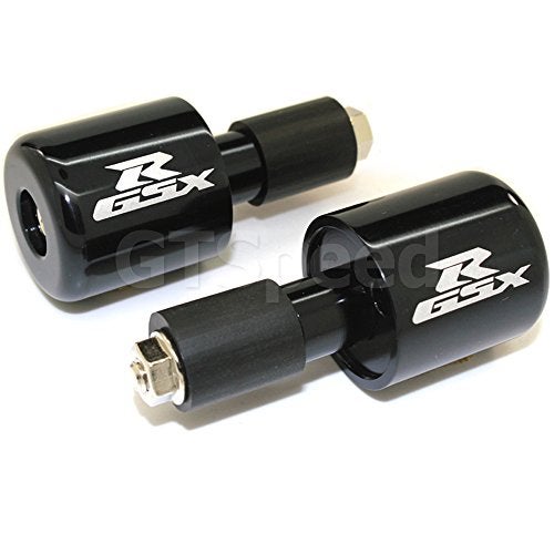 GT-Speed GTspeed Black "GSXR" Bar Ends for Suzuki GSXR 600 750 1000 1100 TL1000 SV650 SV1000S Hayabusa Katana 600 750 Bandit 1200 (READ Product description for Model & Year spcification) - Image 2