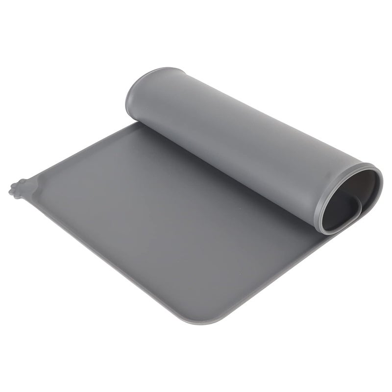 JAGDIV Silicone Pet Food Mat, Dog Cat Food Mat with Raised Edges, Non-Slip Waterproof Dog Cat Feeding Mats - Image 3