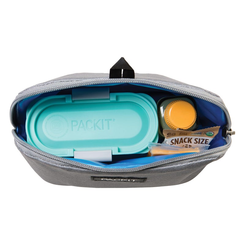 PackItÂ® Freezable Snack Bag, Gray Fog, Built with ECOFREEZEÂ® Technology, Foldable, Reusable, Zip Closure, Designed For Keeping Snakcs Fresh On the Go, and Adults of all Ages - Image 4