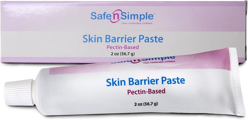 Safe n Simple Stoma Skin Barrier Paste - 2 oz - Protective Ostomy Supplies - Stoma Adhesive Skin Protectant Paste - Ostomy Skin Barrier, Classic Formula Pectin Based - Image 1