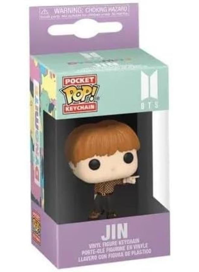 Funko Pocket Pop! Keychain Music: K-Pop - BTS - Dynamite - Jin #219 - Image 2