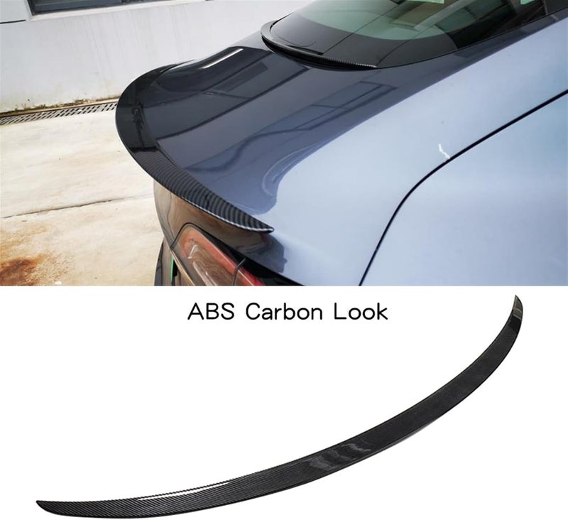 QASULER Rear Trunk Boot Lip Spoiler for Tesla Model 3 - Image 2