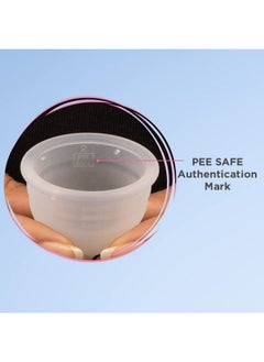 PEESAFE Menstrual Cup For Women Large Size With Pouch And Menstrual Cup Sterilizing Container Combo Medical Grade Silicone Microwaveable, Friendly Sterilizer Container, Grey, Count 2  - Image 5