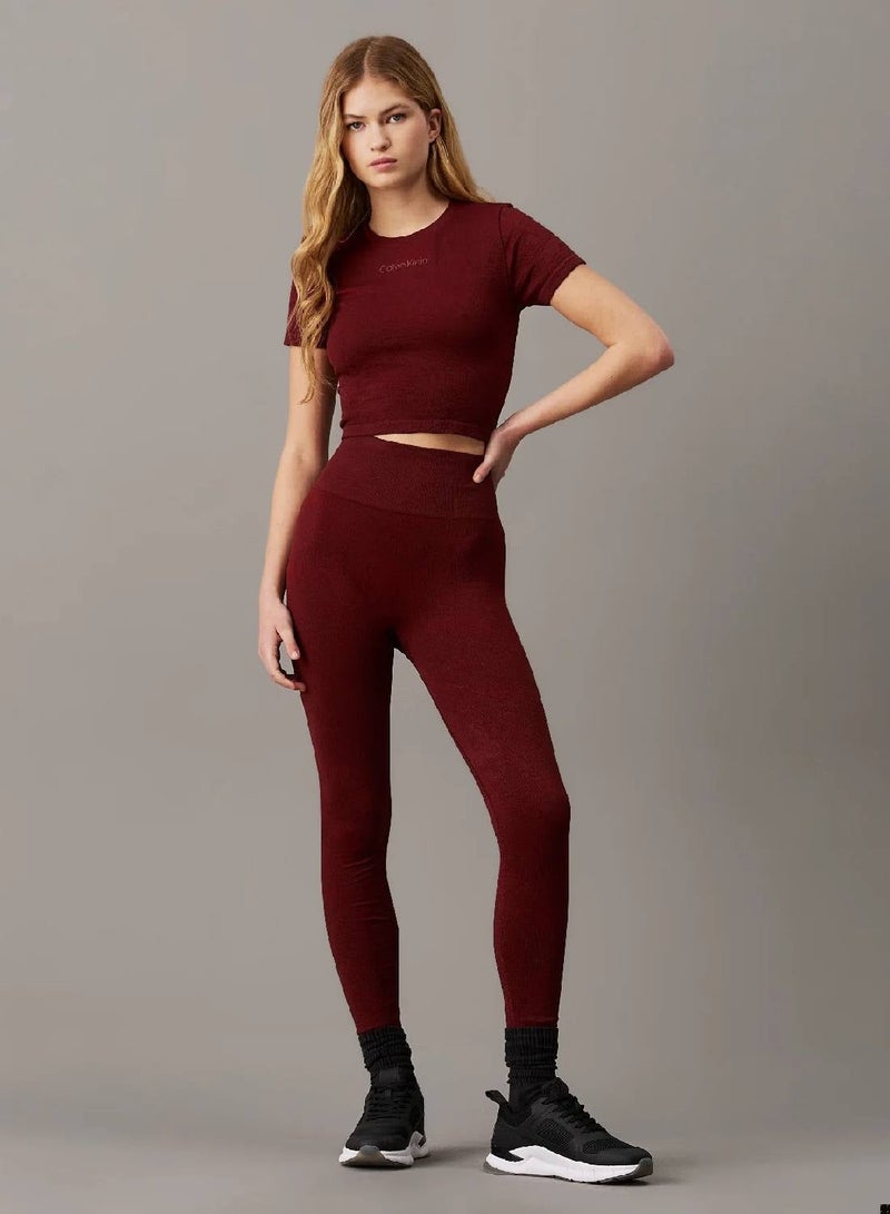 CALVIN KLEIN Cropped Gym T-shirt - Image 4