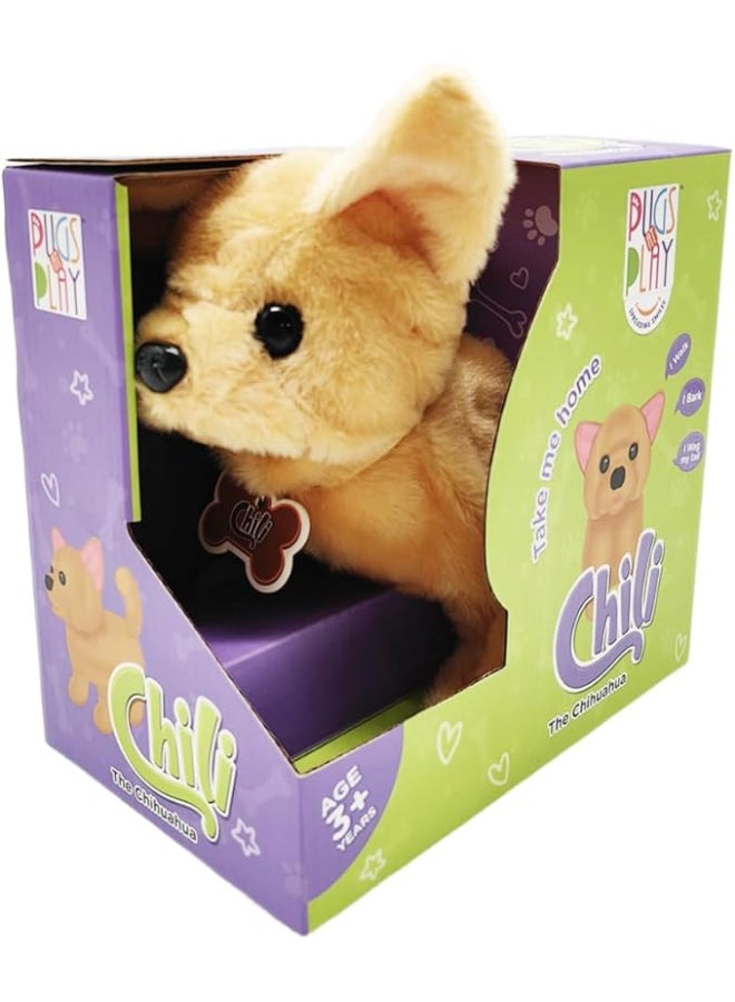 Pugs at Play Chilli Walking Dog – Interactive Electronic Pet Toy for Kids Ages 3+ - Image 1