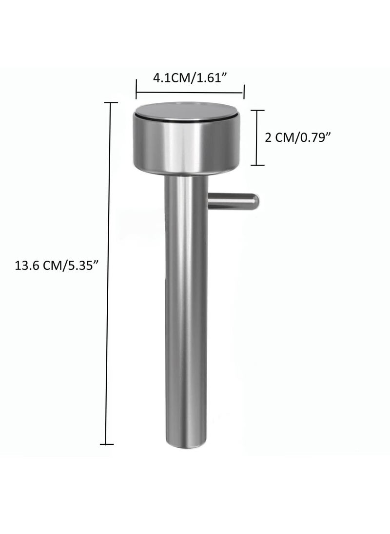 Generic - Falafel Maker Scoop, Stainless Steel Professional Meatball Scoop, for Portion Control, Maker Food Safe and Non-Sticky Falafel Mold Meat Baller Scoop Tool Falafel Frozen Falafel Mix, Silver - Image 1