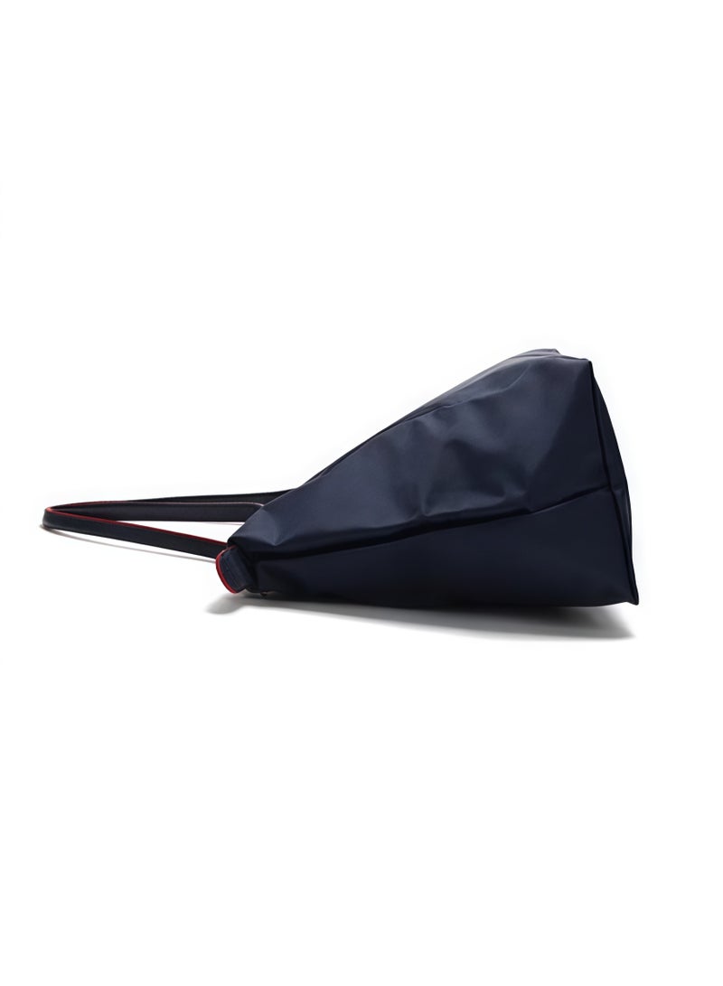 لونج شامب لونغشامب لو بلياج حقيبة كبيرة بحمالة كتف باللون الأزرق البحري للنساء بمناسبة الذكرى السبعين، حقيبة مستحضرات تجميل كبيرة وعصرية ومتعددة الاستخدامات، حقيبة يد، حقيبة كتف - Image 4