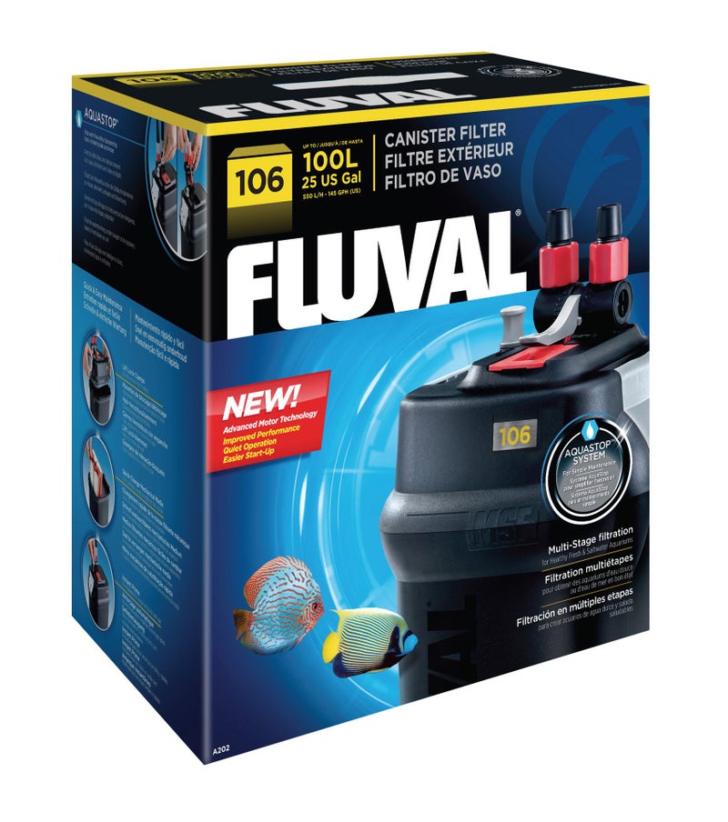 Fluval Aquastop For Fluval 104-404, 105-405 Series, Ribbed Hosing - Image 2