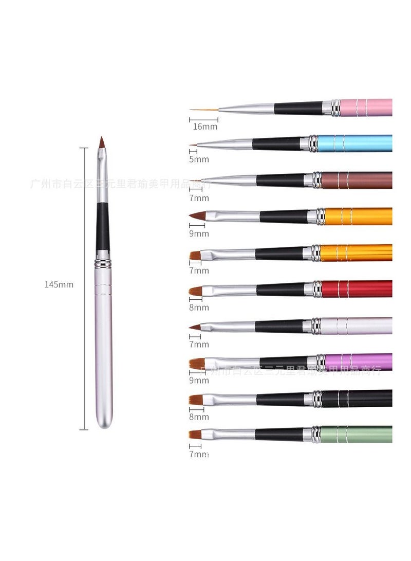 10-Piece Nail Art Set multicolour - Image 2