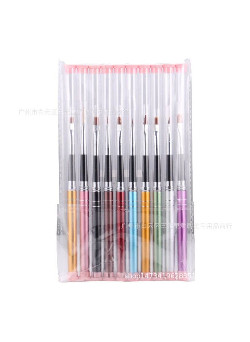 10-Piece Nail Art Set multicolour - Image 3