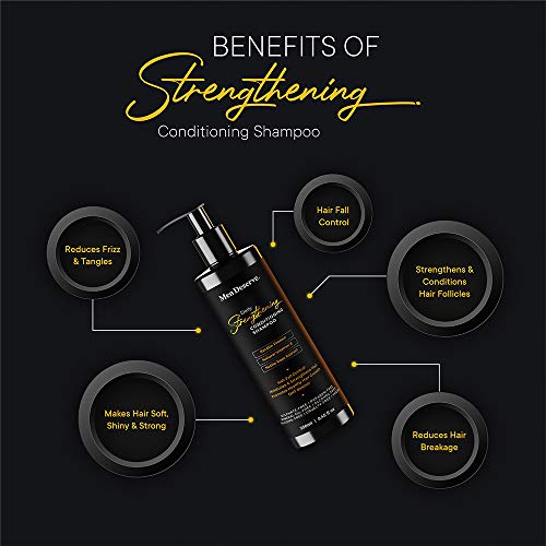 Men Deserve Daily Strengthening Conditioning Shampoo for Hair fall control and Keratin Restore. 250ml (Sulphate free and Paraben free) - Image 3