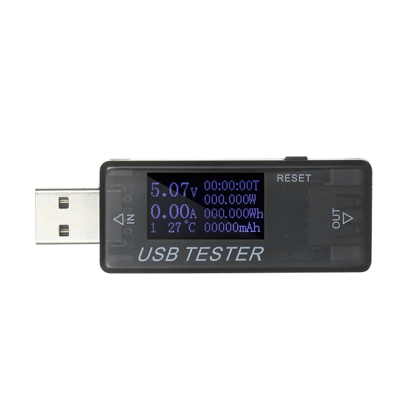 مقياس USB متعدد الوظائف 8 في 1، مقياس دقيق USB QC2.0، مراقب للتيار والجهد والسعة والطاقة، كاشف مقياس الجهد ومقياس التيار - Image 1