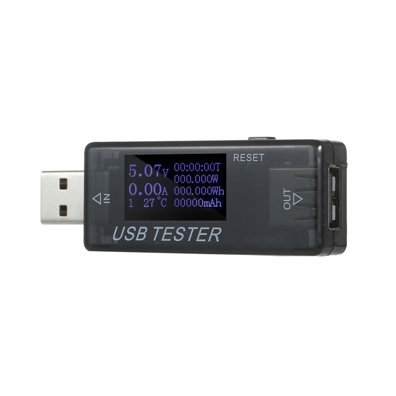 مقياس USB متعدد الوظائف 8 في 1، مقياس دقيق USB QC2.0، مراقب للتيار والجهد والسعة والطاقة، كاشف مقياس الجهد ومقياس التيار - Image 3