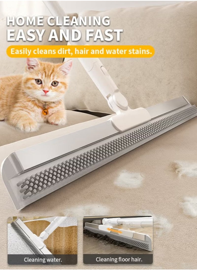 عربست منظف أرضيات متعدد الأغراض Magic Broom 2 في 1 بتصميم دوار 180 درجة لسجاد تنظيف المطبخ والحمام والمنزل - بدون شفرات 2  - Image 4