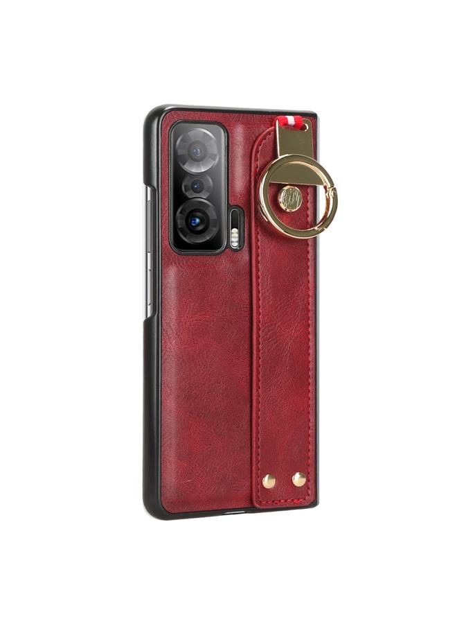 اس-توب جراب هاتف Honor Magic V مع سوار معصم من الجلد - Image 3