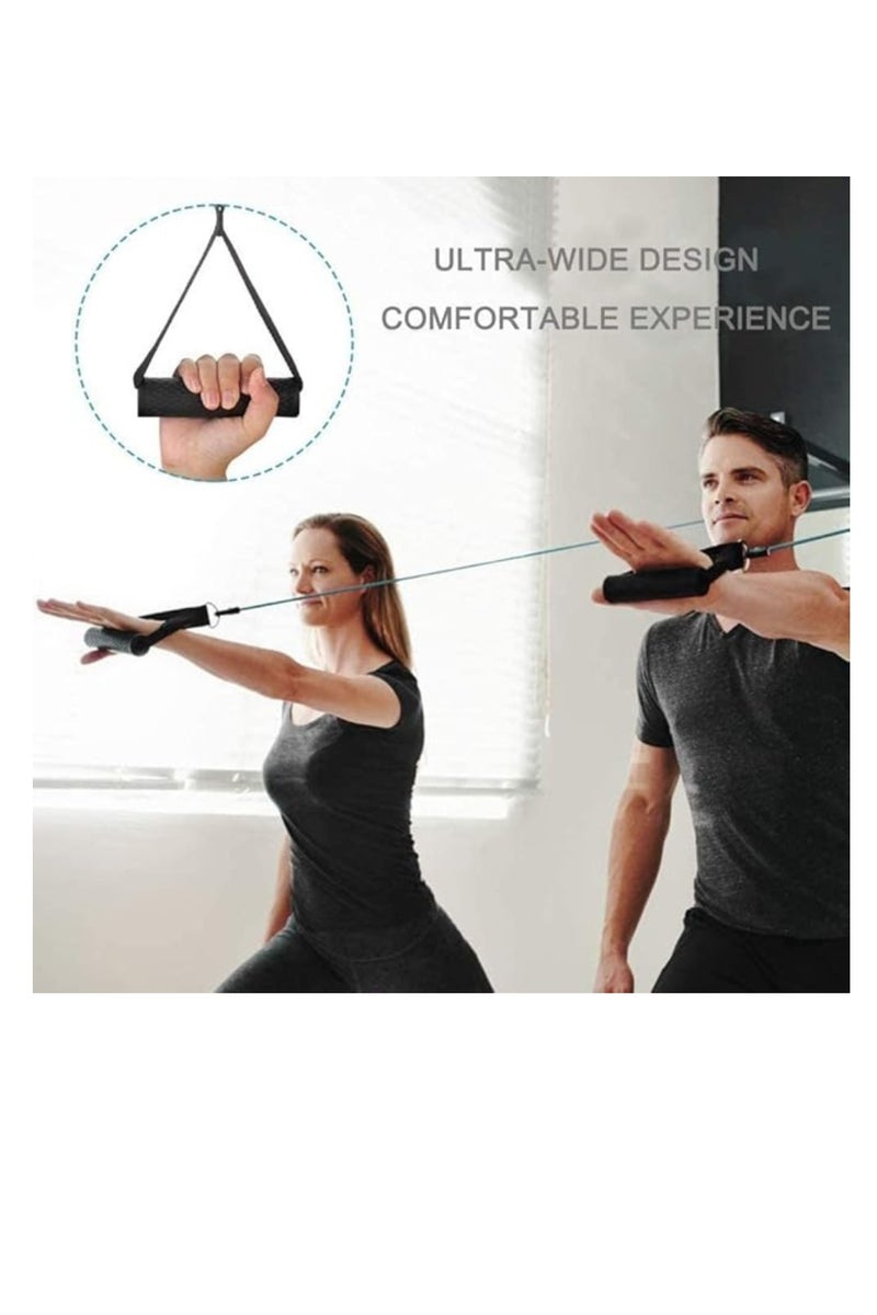 MDBuddy MDBuddy resistance band handles made of carbon steel, 300mm (length) x 140mm (width) - Image 2
