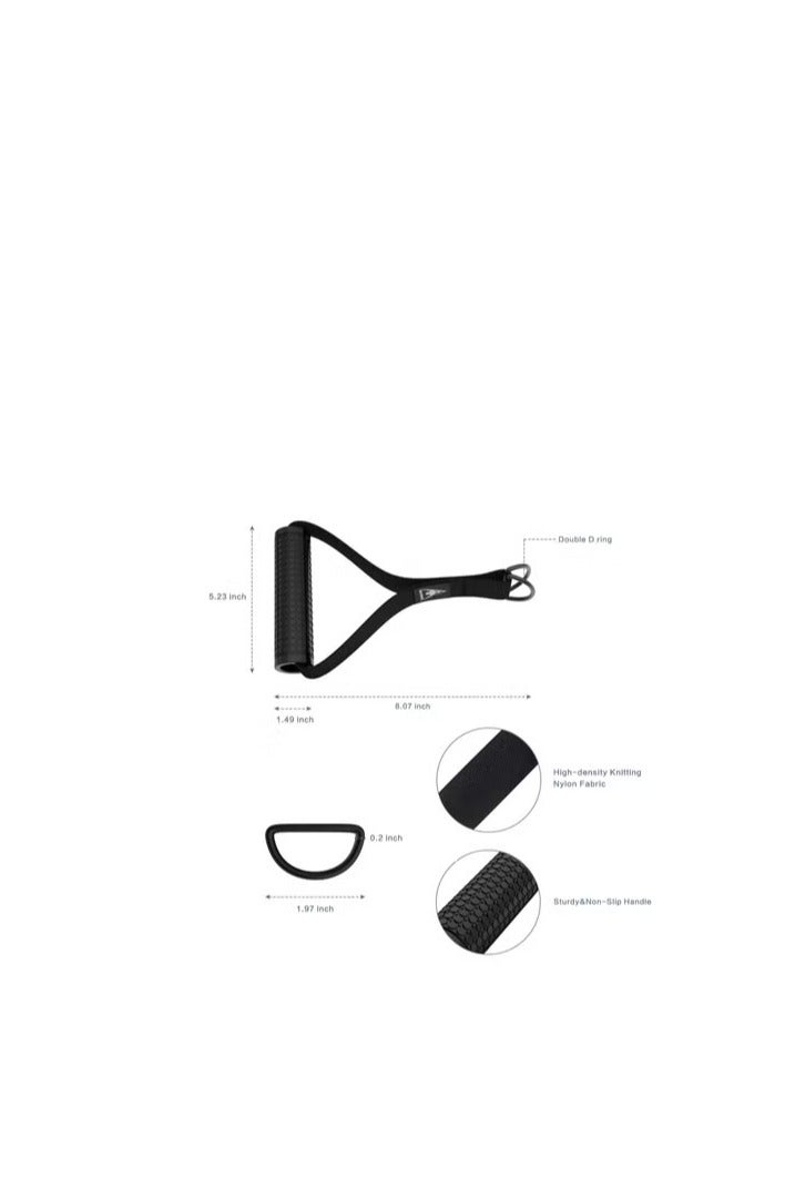 MDBuddy MDBuddy resistance band handles made of carbon steel, 300mm (length) x 140mm (width) - Image 4