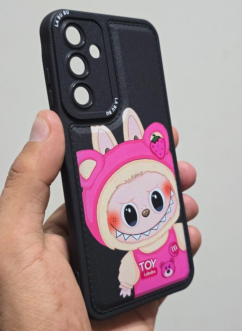 Cartoon Back Cover With the Word LABUBU Compatible With The Phone Samsung Galaxy A15 - Image 1