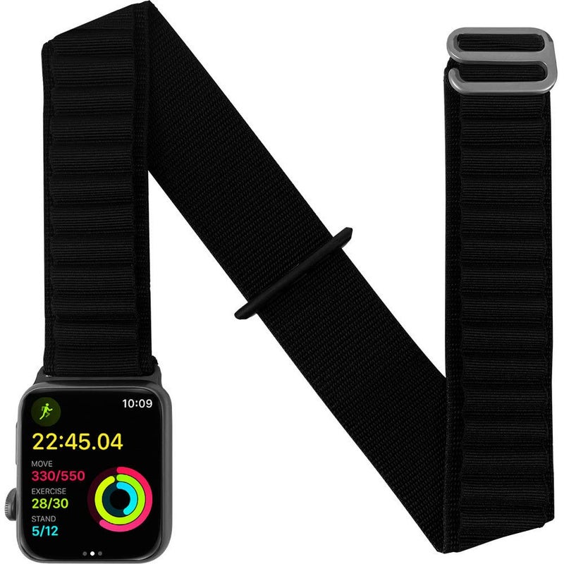 JEMACHE Nylon Armband for Apple Watch 49mm/46mm/45mm/44mm/42mm/41mm/40mm, Compatible with iWatch Ultra/Series 10/9/8/7/6/5/4/SE, Sport Arm/Ankle Band - Image 2