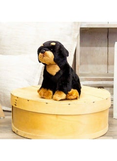 DEMDACO Nat And Jules Sitting Small Rottweiler Dog Children Plush Stuffed Animal Toy  - Image 3