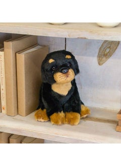 DEMDACO Nat And Jules Sitting Small Rottweiler Dog Children Plush Stuffed Animal Toy  - Image 5