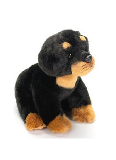 DEMDACO Nat And Jules Sitting Small Rottweiler Dog Children Plush Stuffed Animal Toy  - Image 4