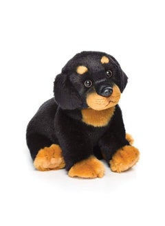 DEMDACO Nat And Jules Sitting Small Rottweiler Dog Children Plush Stuffed Animal Toy  - Image 2