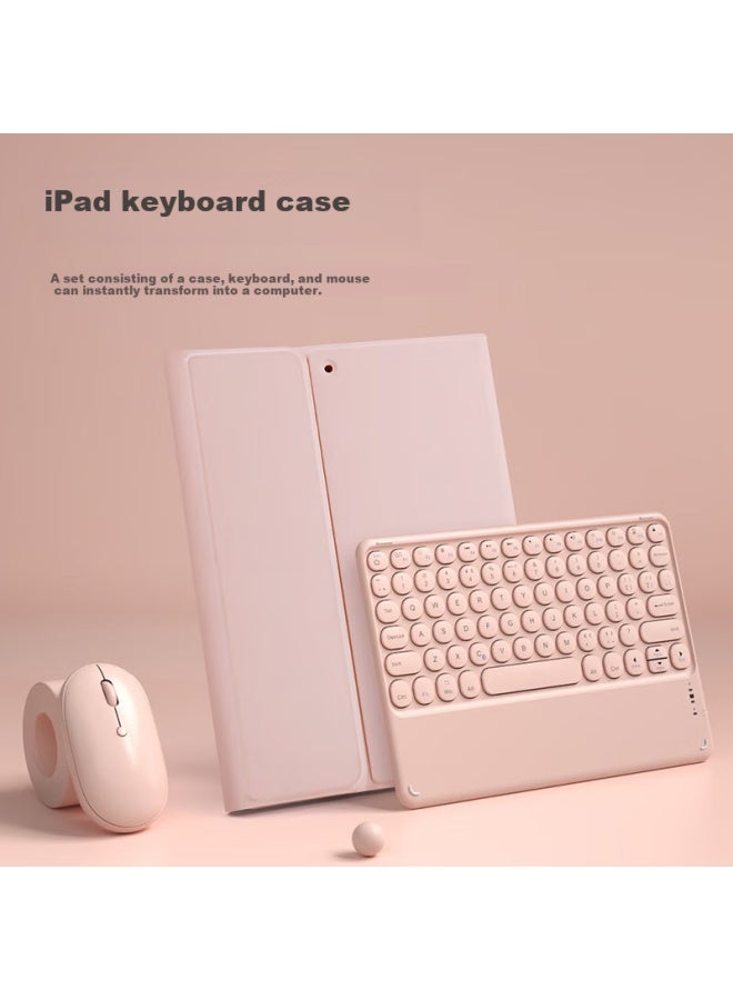 B.O.W Hangshi Hb251 Wireless Bluetooth Keyboard, Ultra-Thin, Quiet, Suitable For Office Use, Compatible With Apple, Xiaomi, Huawei Phones, Ipad Tablets, Laptops, Universal Rechargeable Keyboard, Pink - Image 2