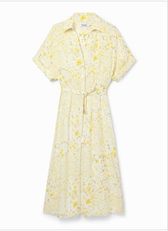 DESIGUAL Floral midi shirt dress  - Image 1
