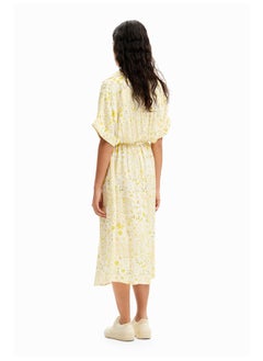 DESIGUAL Floral midi shirt dress  - Image 4