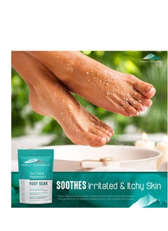 Purely Northwest PURELY NORTHWEST-Tea Tree Oil & Peppermint Foot Soak with Epsom Salt-for Stubborn Foot Odor, Athletes Foot Burning & Itching, Damaged Discolored Nails-A Natural Callus Remover 16 Ounces  - Image 5
