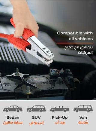 Car Jumper Cables 3000AMP，Heavy Duty Booster Jumper Cables Car/ Cables Emergency Start Line for Car Van Truck with Carry Bag - view 5