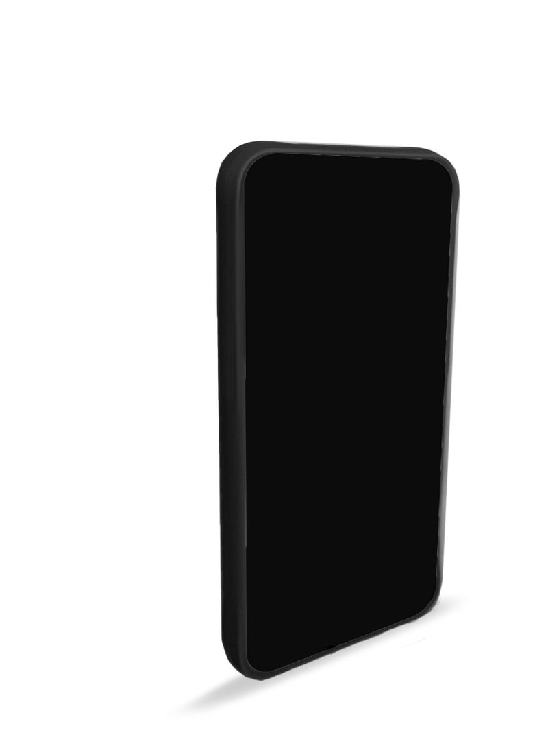 Wtech Silicone Hard Back Fabric Texture Side TPU Case Cover For Realme 12x 5G 2024 Black - Image 5