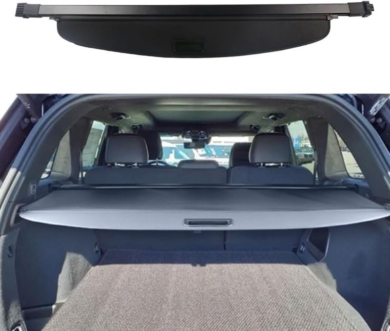 BOPARAUTO Cargo Cover for Jeep Grand Cherokee (2 Row; WL) 4XE Accessories 2022 2023 2024 2025 Rear Black Trunk Shade Luggage Security Cover - Image 1