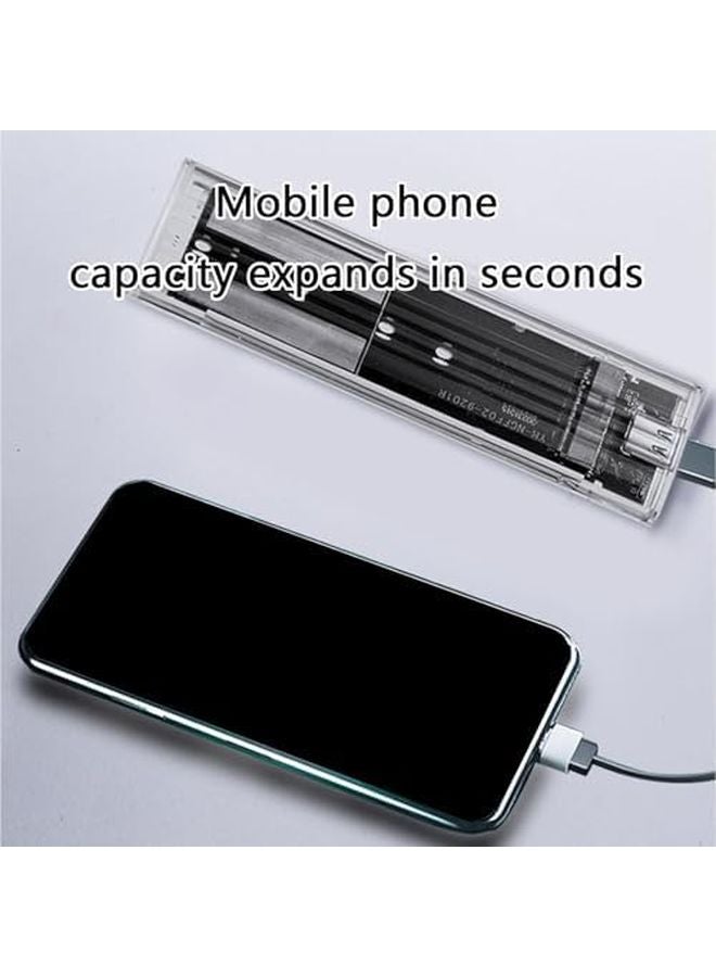 USB 3 0 NVME Hard Drive Case Clear PC Shell Small Size For Easy Hardware Inspection And Efficient Cooling External Solid Disk Case Color A - Image 3
