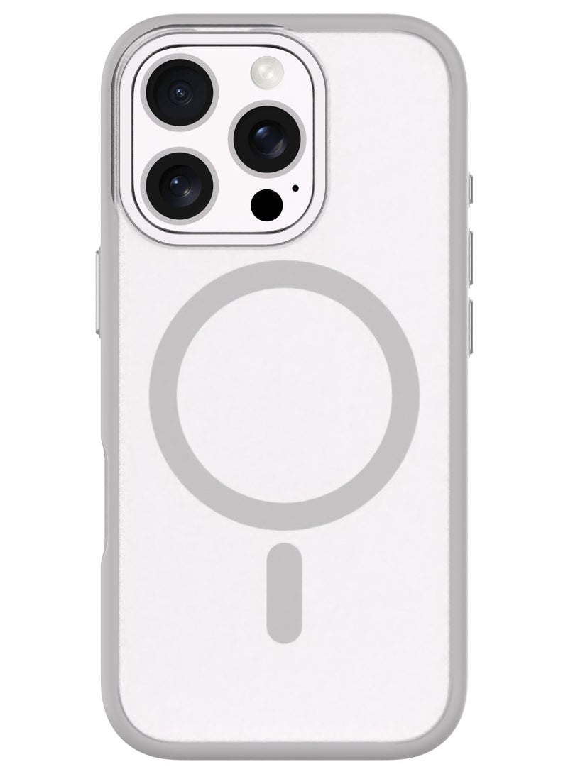 كيودوس غطاء هجين ناعم للهاتف iPhone 16 Pro – تيتانيوم طبيعي، متوافق مع MagSafe، رفيع للغاية ومصنوع من مادتين مع حماية من السقوط حتى 3 أمتار بمعايير عسكرية - Image 3